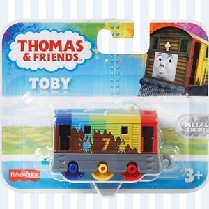 Fischer-Price toy kids boy's girl's Thomas & Friends Toby metal engine a…